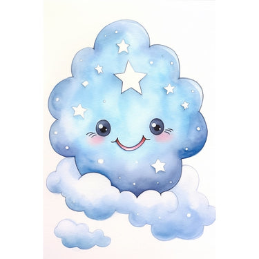 Tableau Nuage pour Bébé